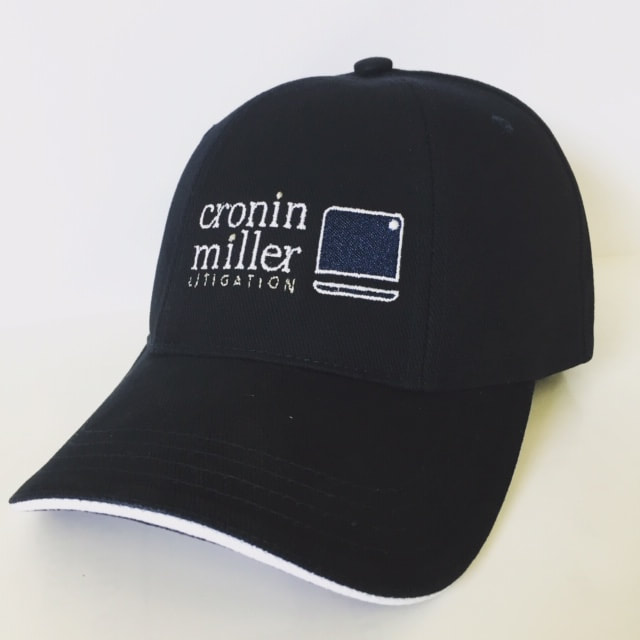 Cronin Miller Litigation Lawyers embroidered cap style AH095