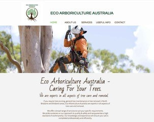 eco arboriculture australia mobile ready website
