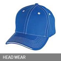 Head wear decorated to promote your business