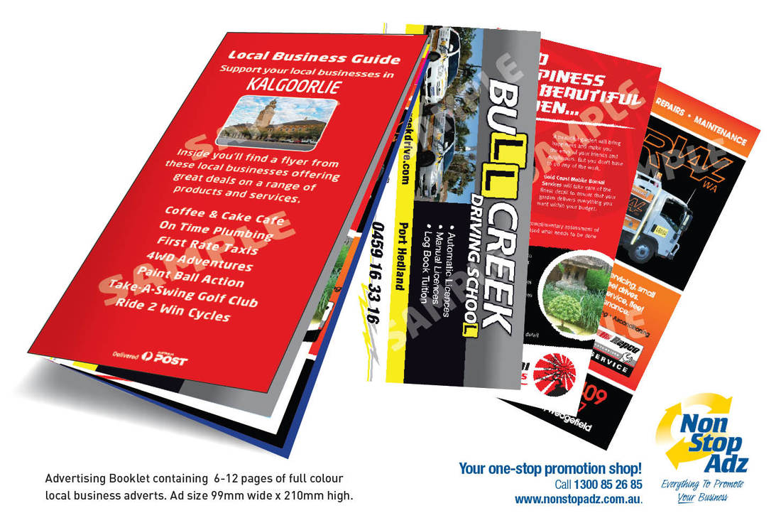 Tri-fold brochures designed and printed at non stop adz