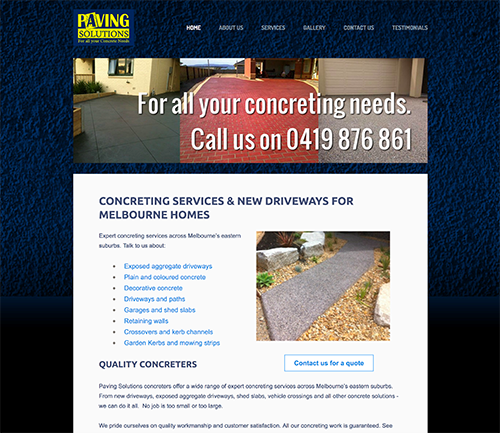 Paving solutions offers a wide range of paving services in melbourne, victoria