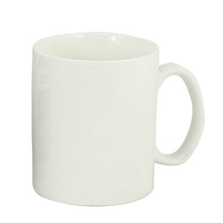 white ceramic mug SMG004 at non stop adz