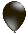 promotional latex balloon colour metallic black at non stop adz