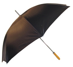 promotional umbrella, wg001, black at non stop adz
