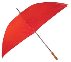 promotional umbrella, wg001, red at non stop adz