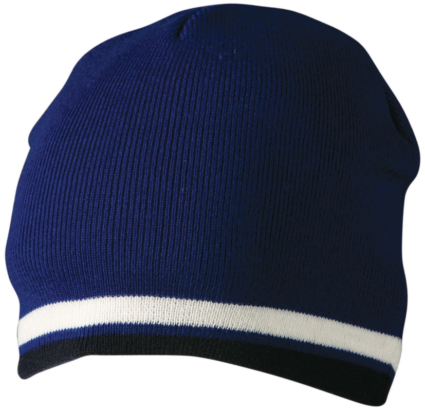 winning spirit, knitted acrylic beanie, style ch63, at non stop adz