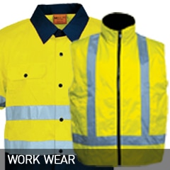 Hi-viz work wear decorated to promote your business